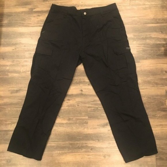 Wrangler Other - NEW Wrangler Cargo Work Pants 40 x 32 Black